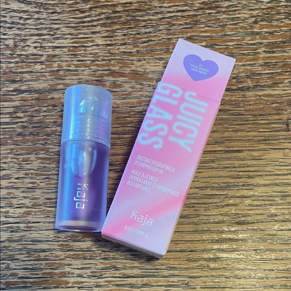 Kaja Juicy Glass Lip Oil - Vibrant Purple